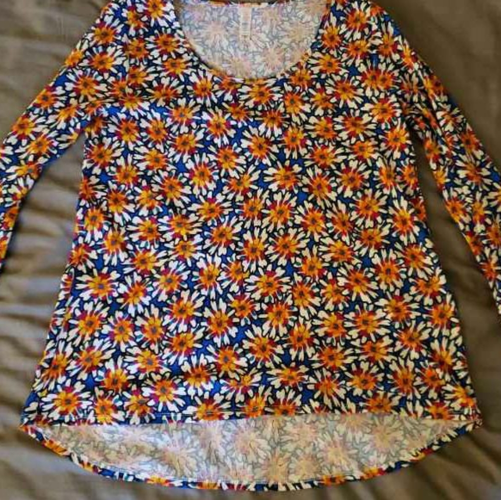 Lularoe Lynnae XL Long Sleeve Multi-Color Floral